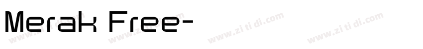 Merak Free字体转换